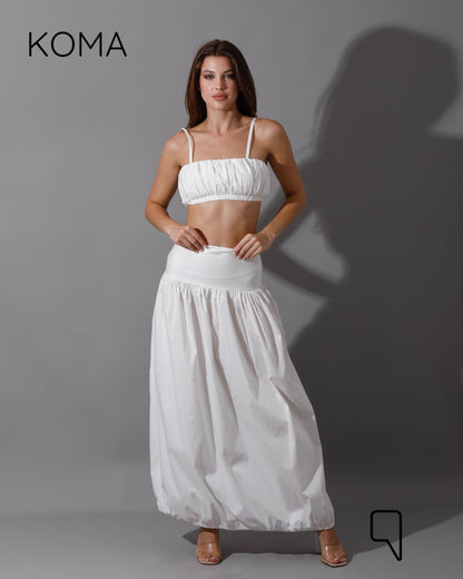 Gabi Skirt - White