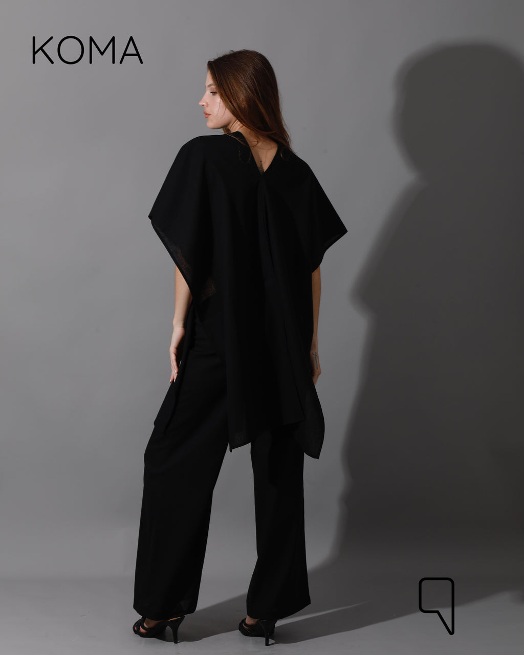 Piera Butterfly Co-Ord - Black