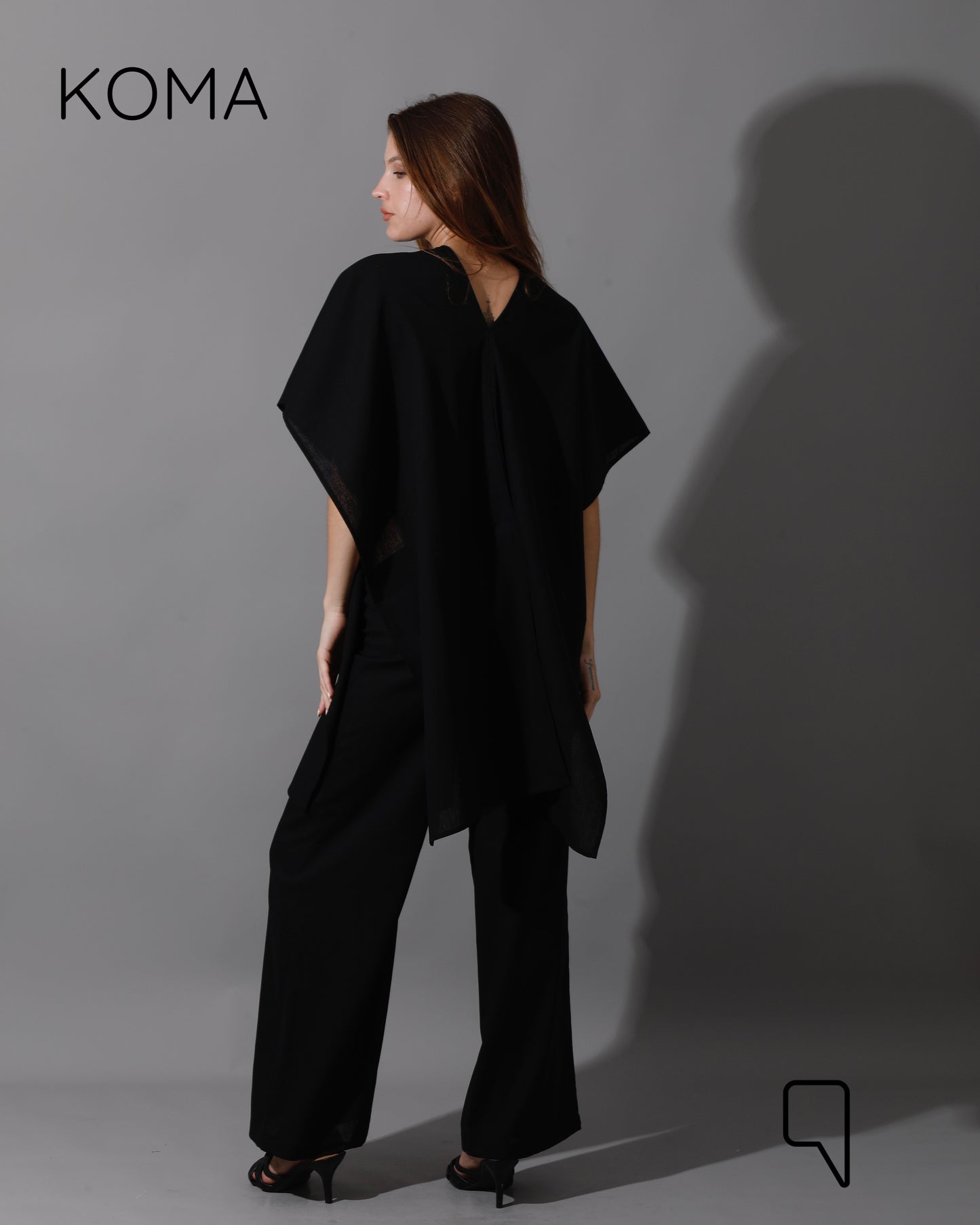Piera Butterfly Co-Ord - Black