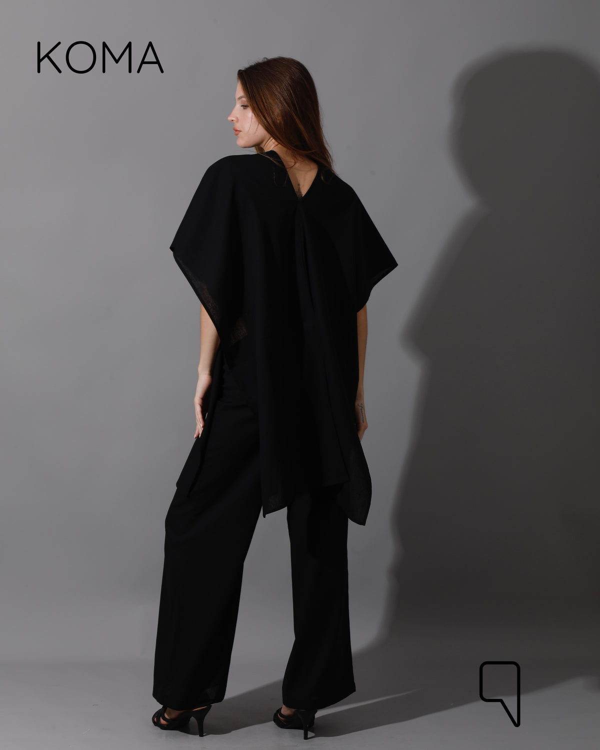Piera Butterfly Co-Ord - Black