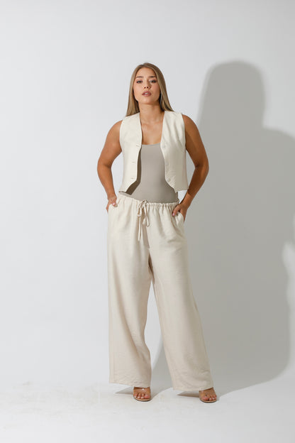 Vest Set - Beige