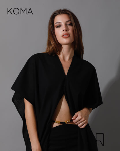 Piera Butterfly Co-Ord - Black