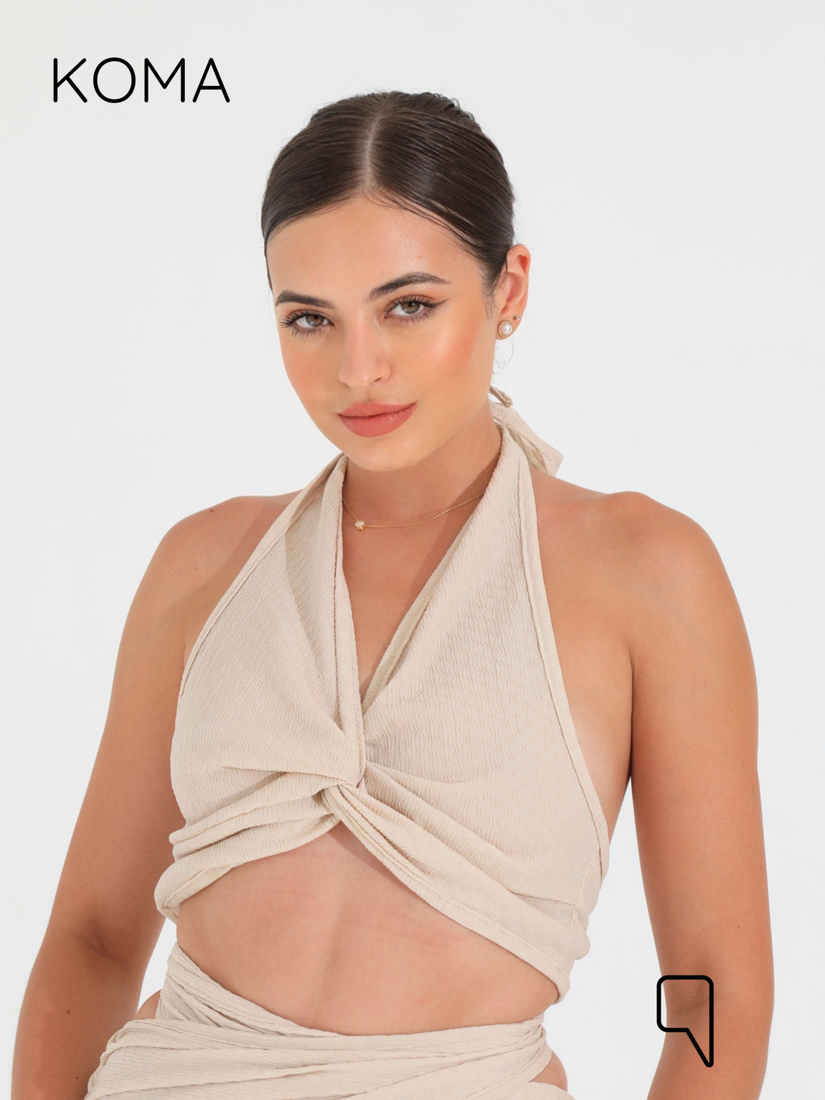 Paula Cutout Set - Beige