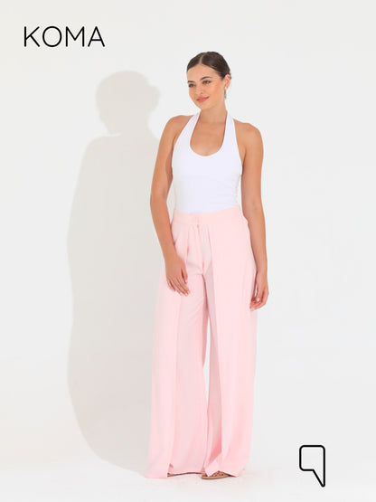 Kendra Double Layer Trousers - Pink