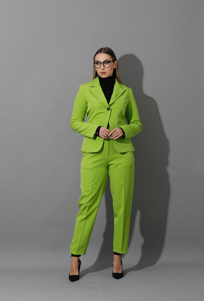 Tailored Slim Fit Suits - Lime Green