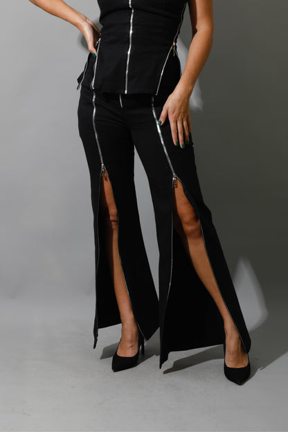 Co-Ord BootCut pants - Black
