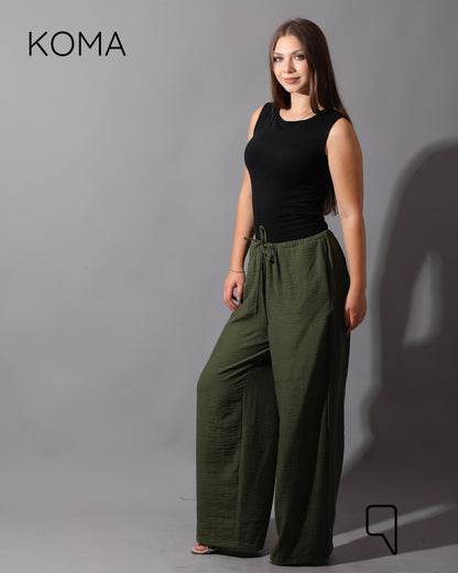 Lose Fit Trousers - Olive
