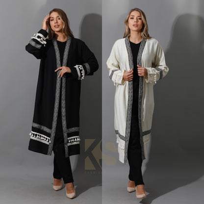 Short Kaftan - Black