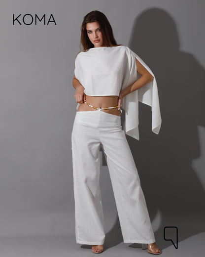 Piera Butterfly Co-Ord - OffWhite