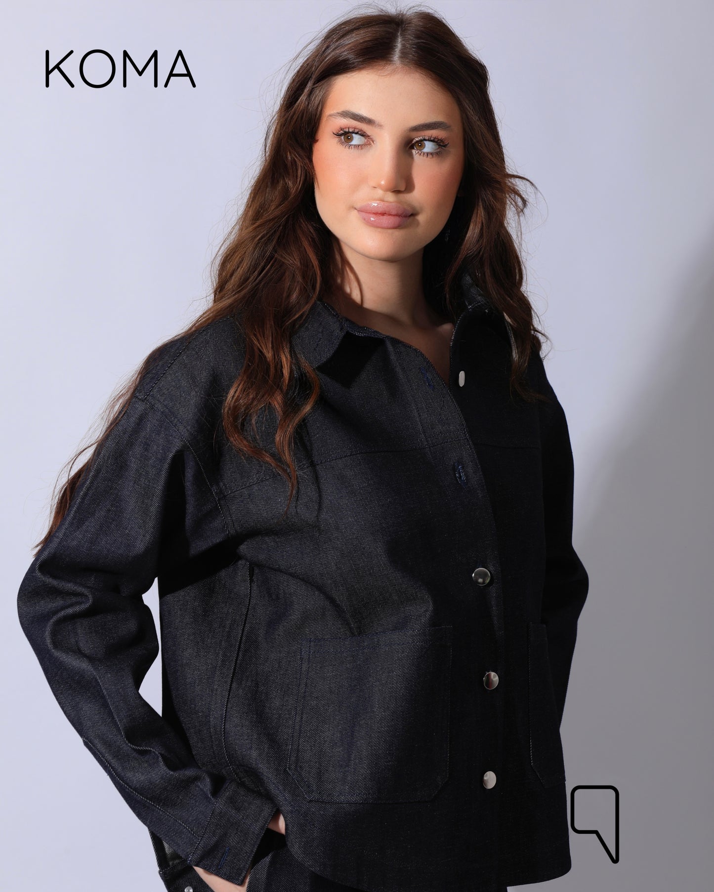 Juliette Denim Jacket - Navy