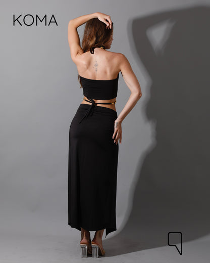 Layton Tied Up Co-Ord - Black