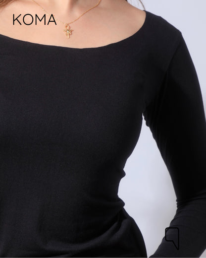 Margaret Basic Top - Black