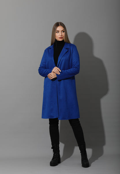 Open Front Cardigan - Electric Blue
