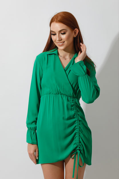 Dress Shirt With Long Sleeves - Green