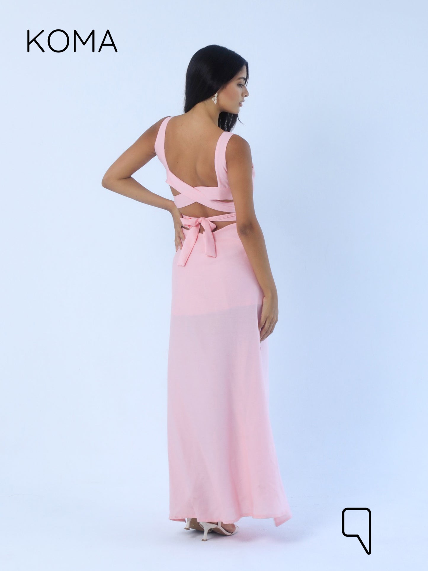 Lucinda Cress Cross Dress - Pink