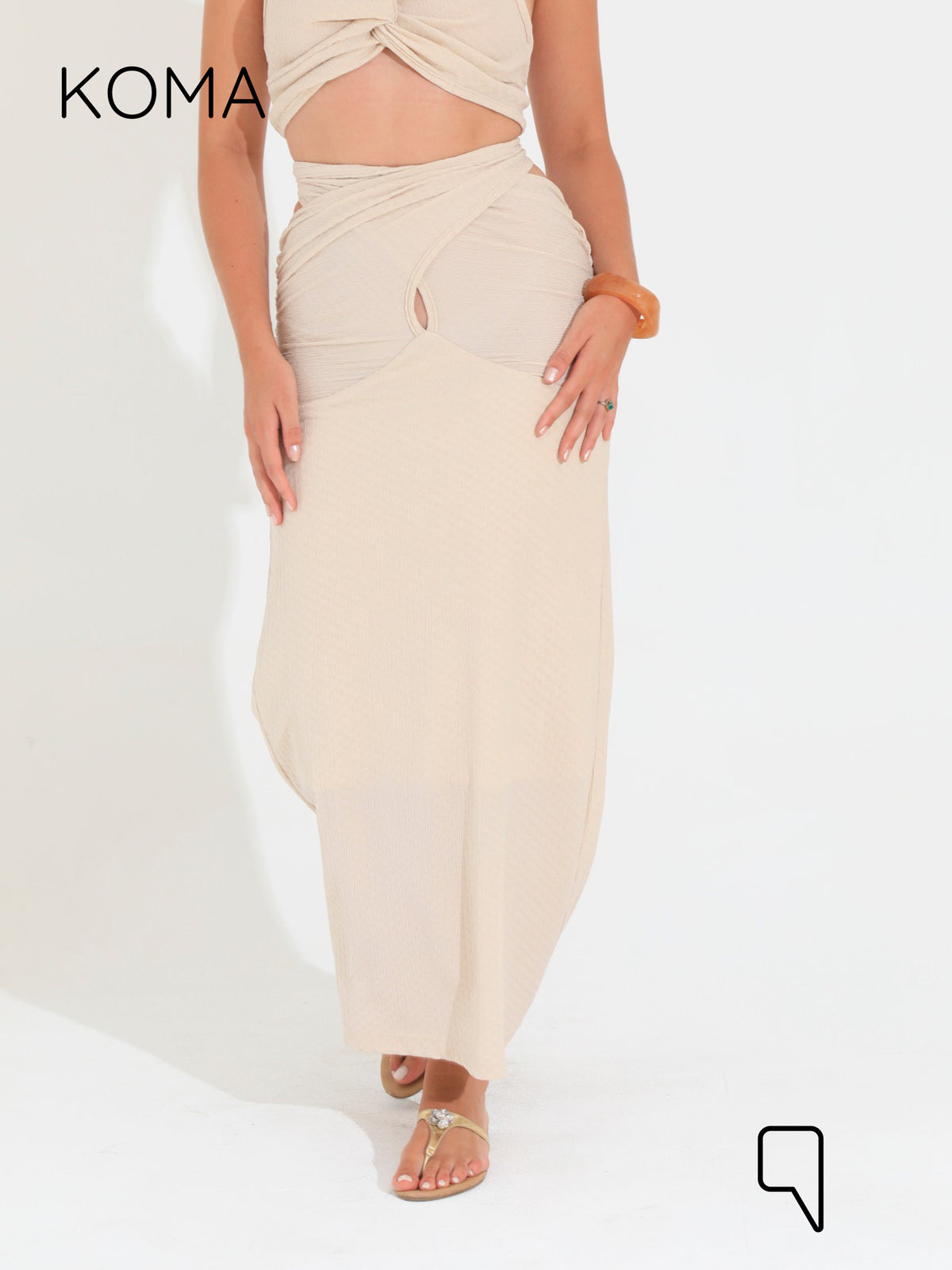 Paula Cutout Set - Beige