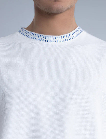Ella Knit T-Shirt - White