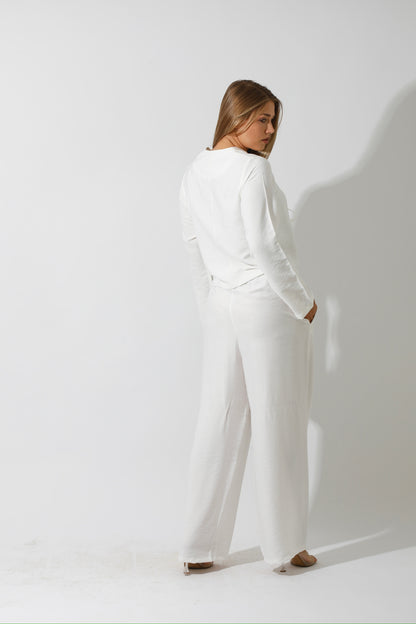 Co-Ord Short Cardigan - White