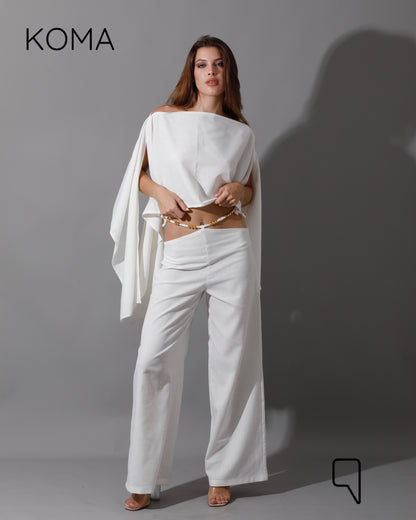 Piera Butterfly Co-Ord - OffWhite