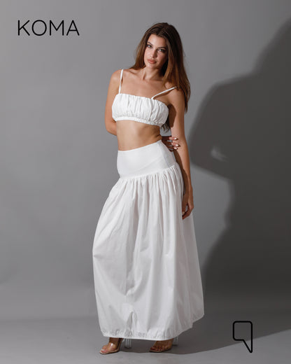 Gabi Skirt - White