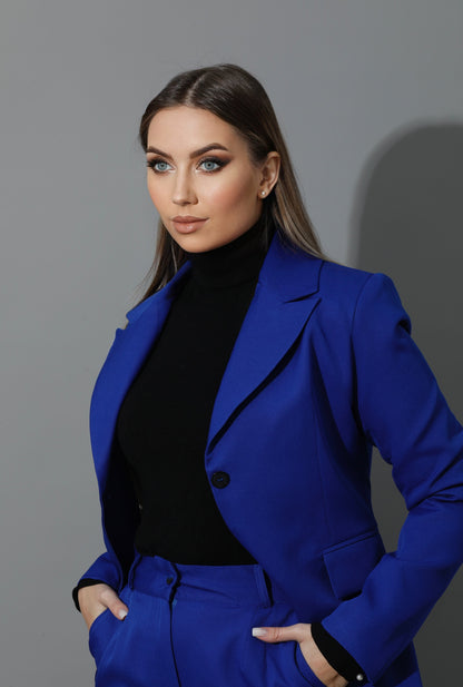 Tailored Slim Fit Suits - Electric Blue