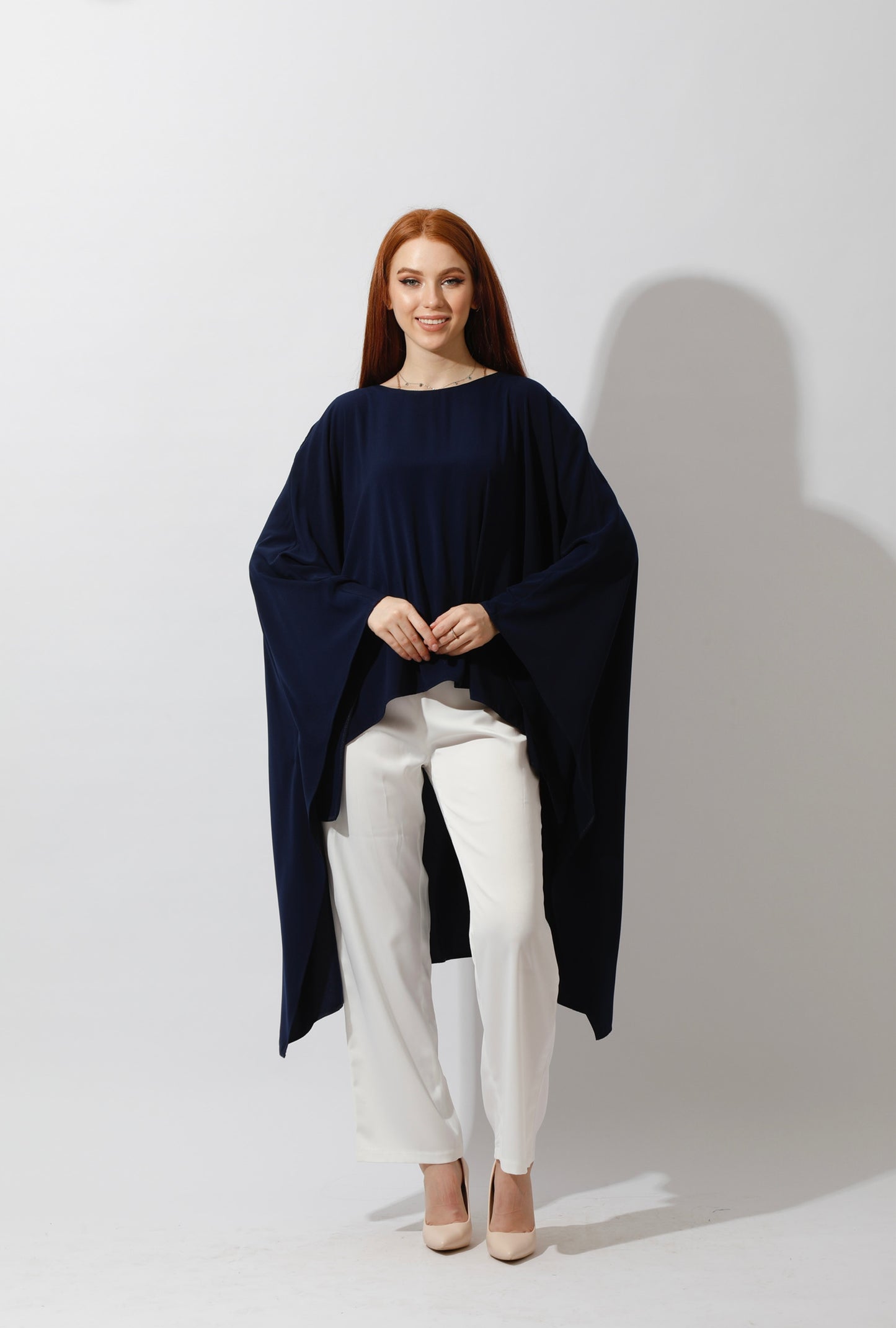 Butterfly Blouse - Navy