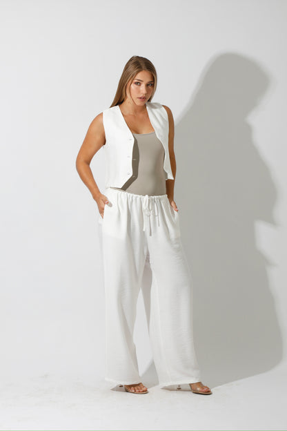 Vest Set - White