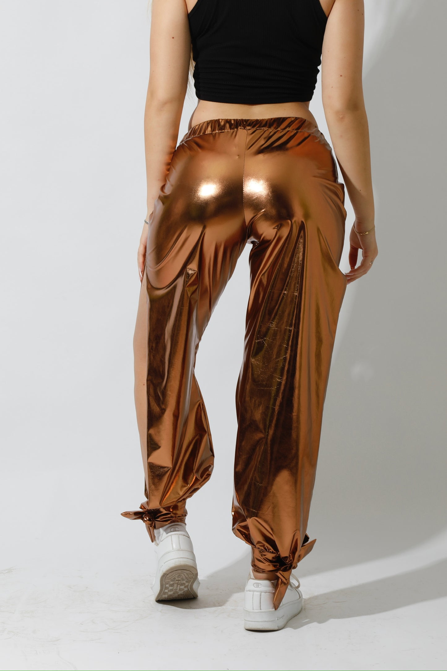 Side Slit Trousers - Dark Gold