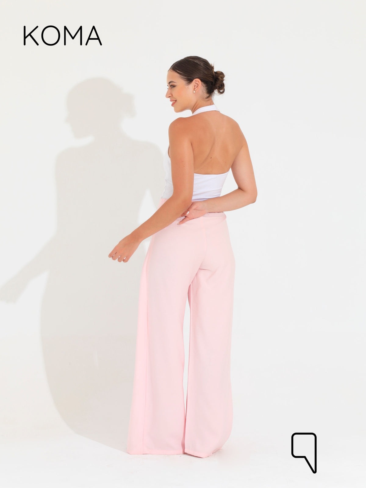 Kendra Double Layer Trousers - Pink