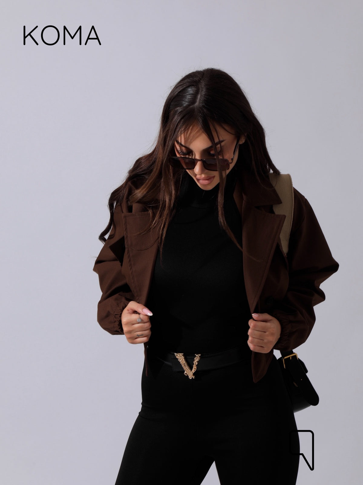 Salima Puffy Jacket - Brown