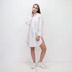 Oversized Shirt Dress - White