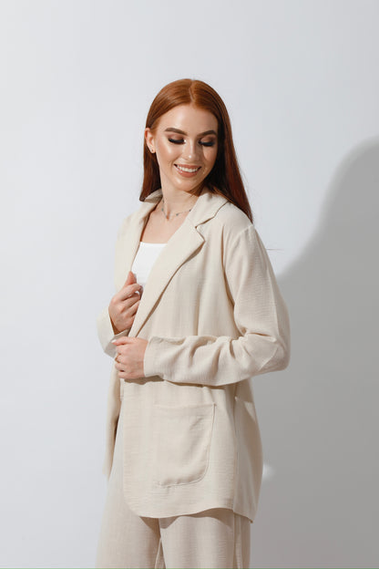 Candice Light Suit - Beige