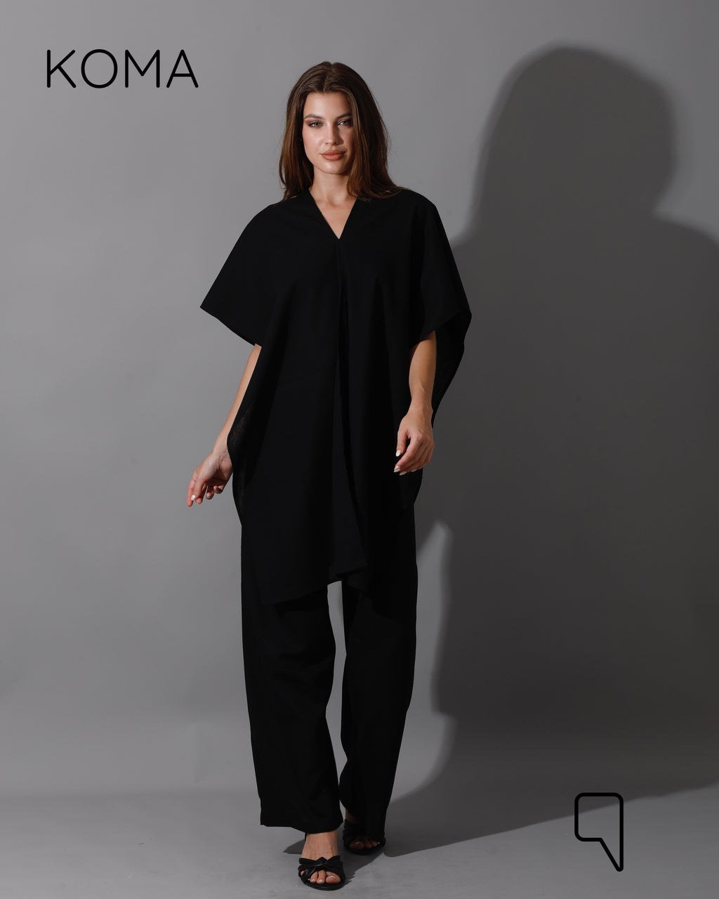 Piera Butterfly Co-Ord - Black