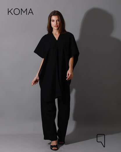 Piera Butterfly Co-Ord - Black