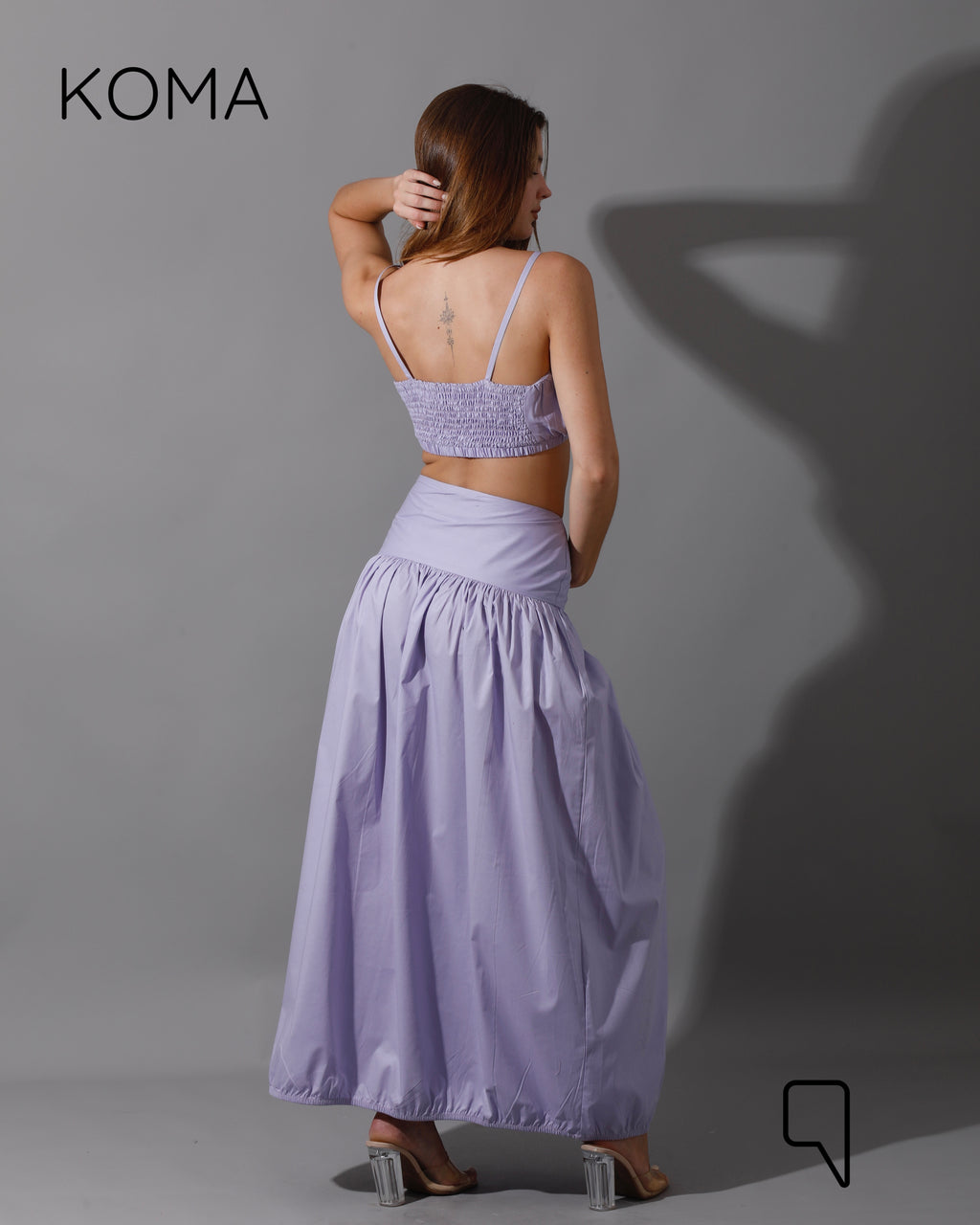 Gabi Top & Skirt Co-Ord - Lavender