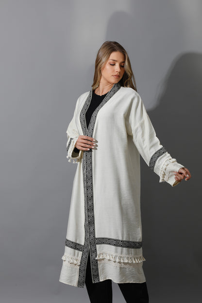 Short Kaftan - Beige