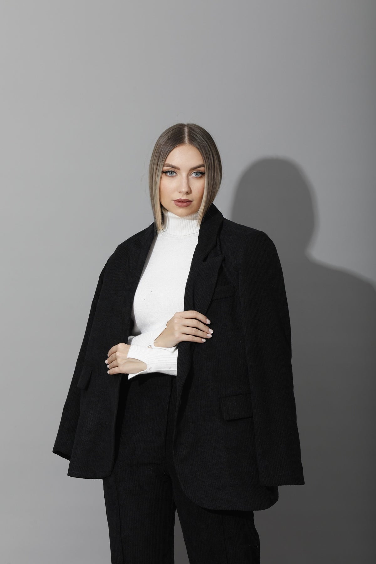 Tailored Oversized Suits - Black Velvet