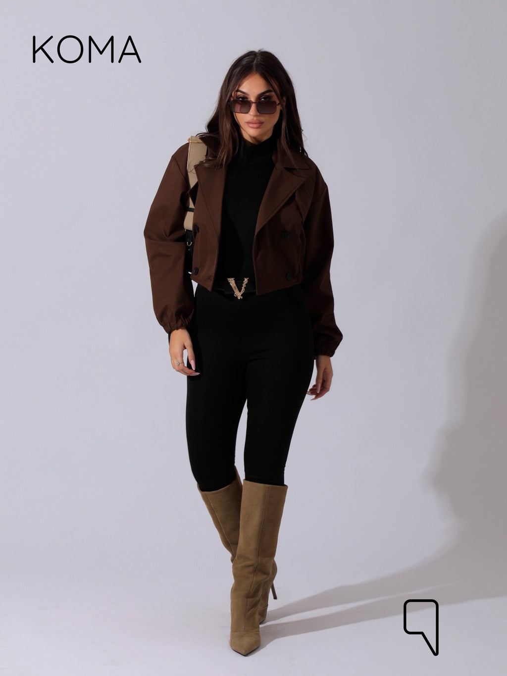 Salima Puffy Jacket - Brown