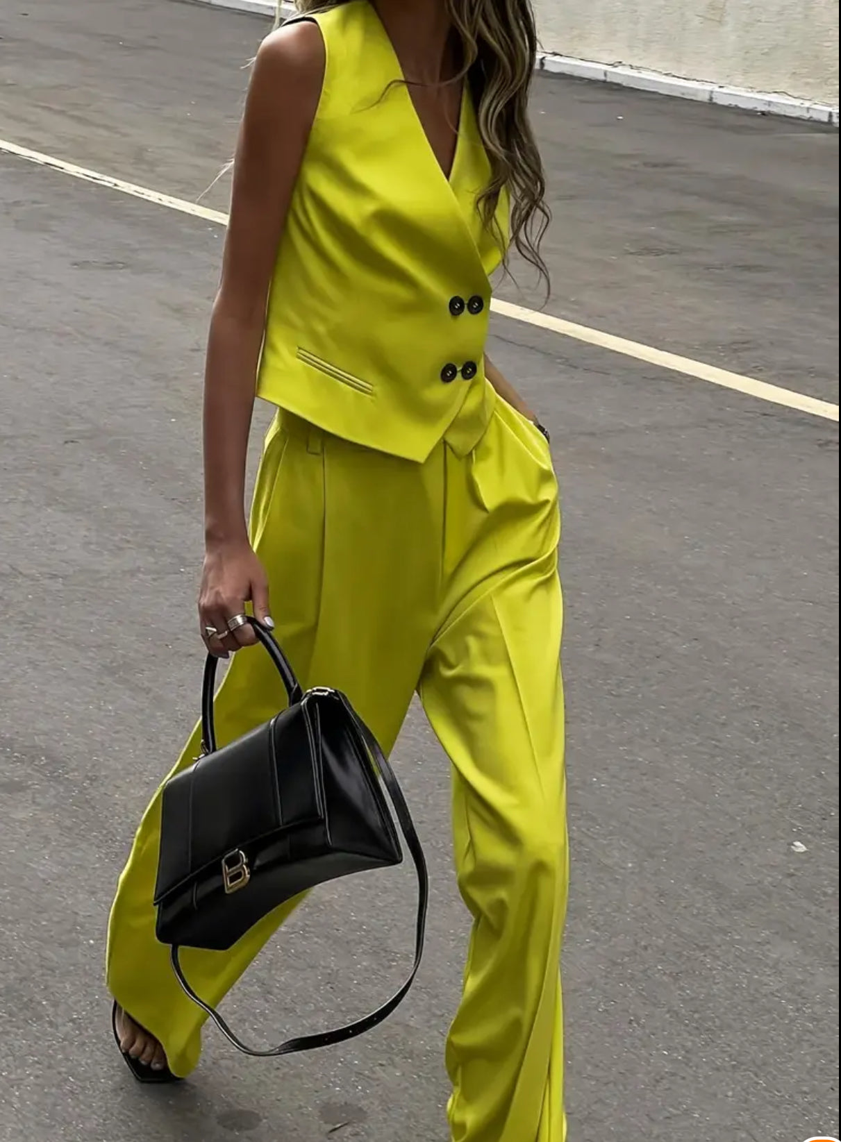 Marina Old Money Suit - Yellow