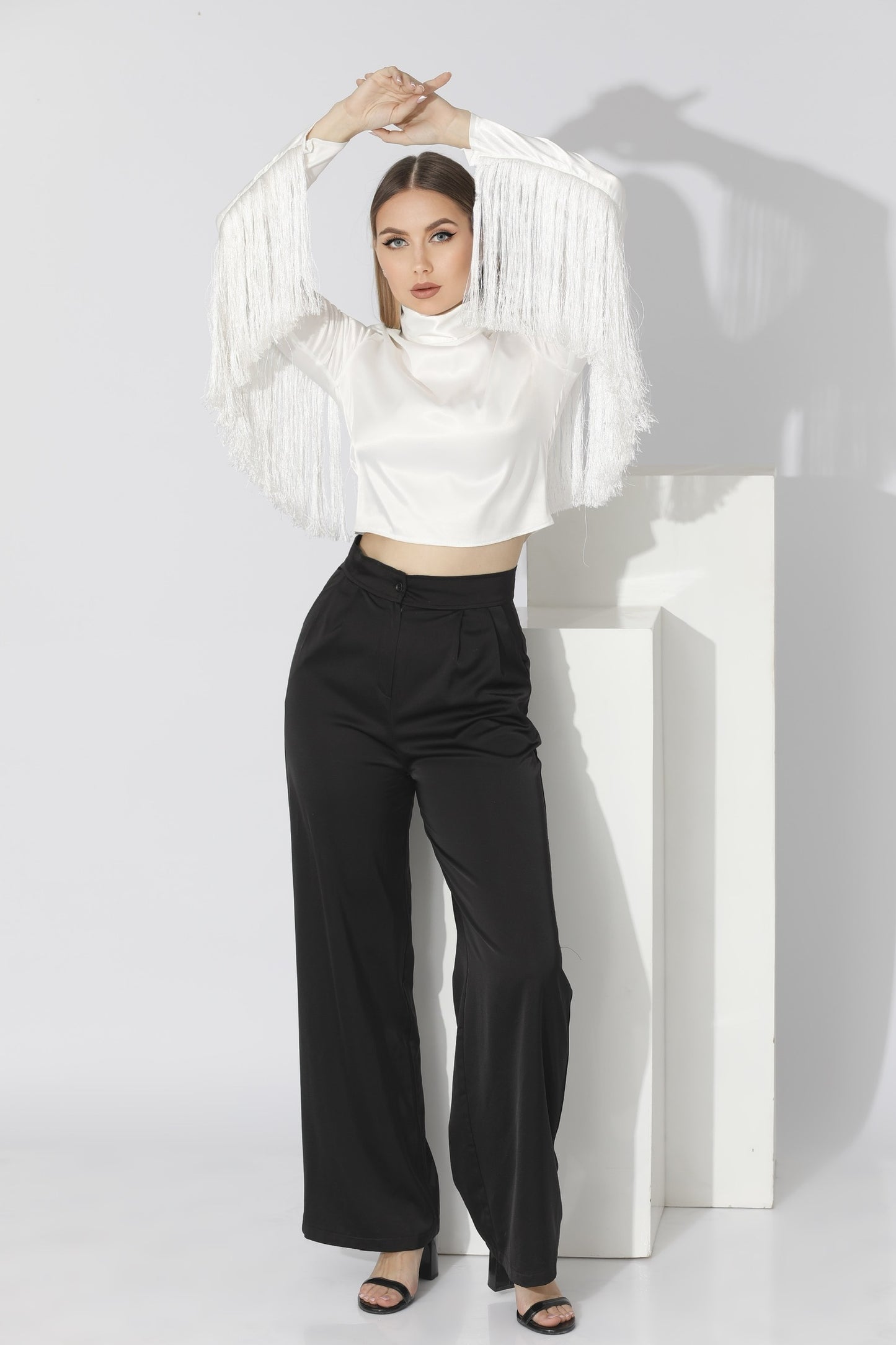 Fringed Blouse - White