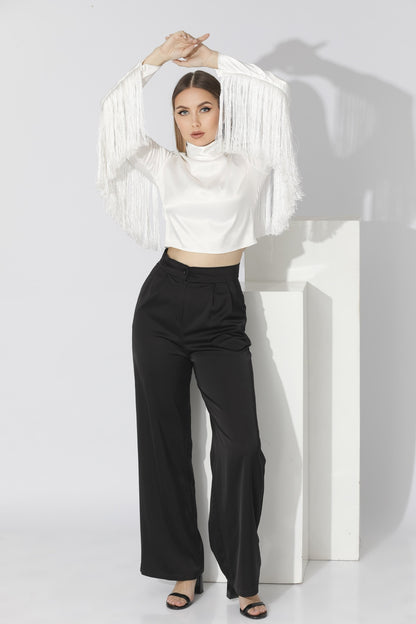 Fringed Blouse - White