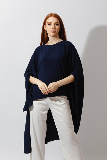Butterfly Blouse - Navy