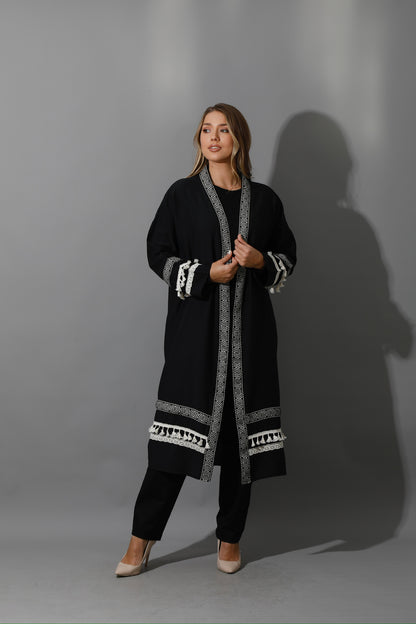 Short Kaftan - Black