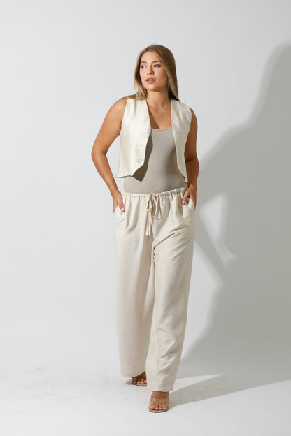 Vest Set - Beige