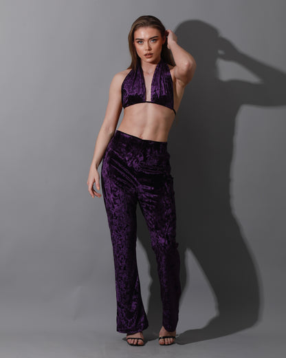 Tied Up Top - Purple