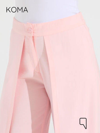 Kendra Double Layer Trousers - Pink