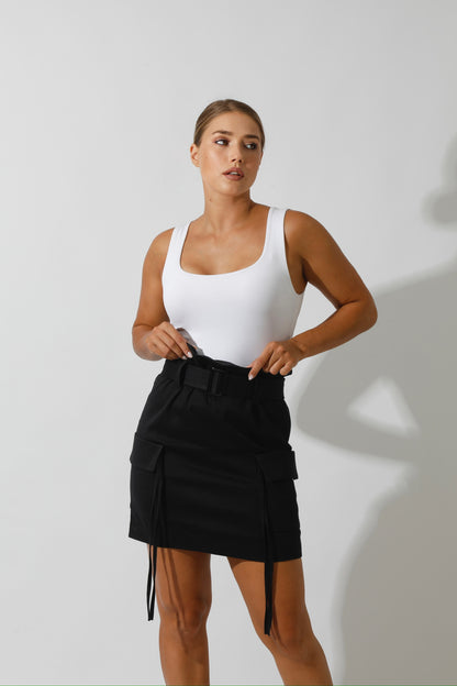 Baggi Short Skirt - Black