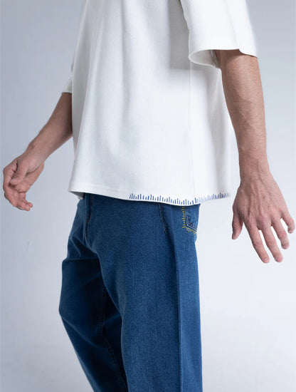 Ella Knit T-Shirt - White