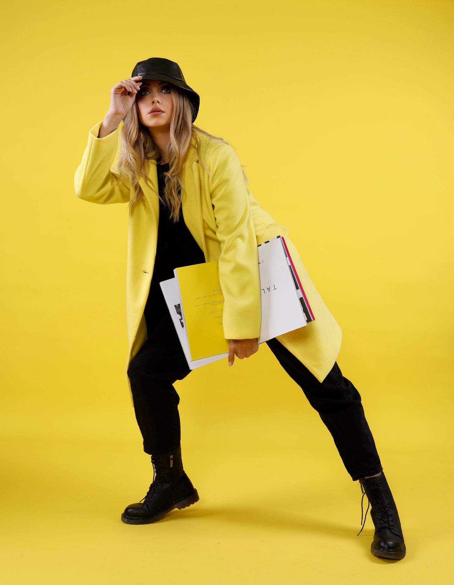 Short Coat - Yellow