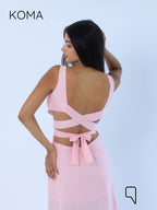 Lucinda Cress Cross Dress - Pink